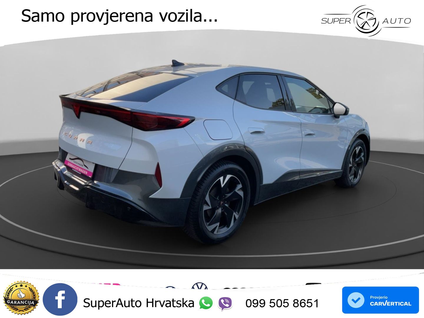 Cupra Tavascan 82 kWh (286 KS) LED+GR SJED+ACC