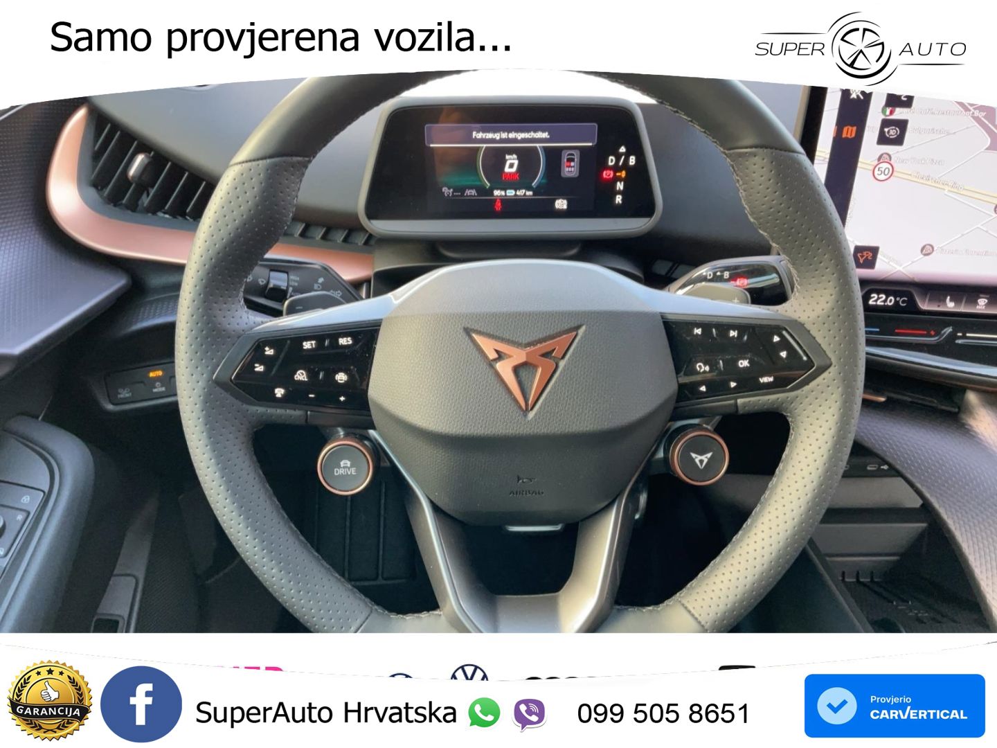 Cupra Tavascan 82 kWh (286 KS) LED+GR SJED+ACC