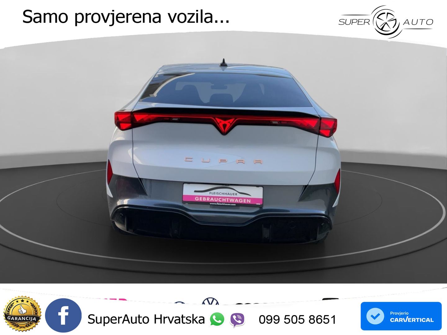 Cupra Tavascan 82 kWh (286 KS) LED+GR SJED+ACC