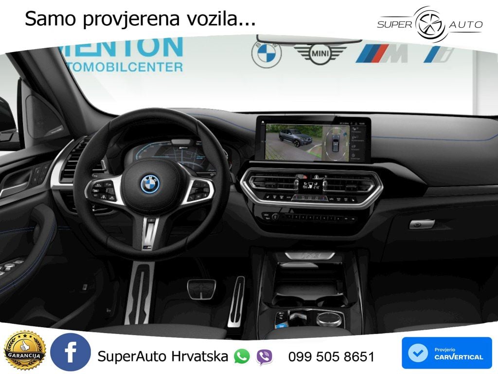 BMW iX3 80 kWh (286 KS) M Sport ACC+HEAD+GR SJED+360+PANO