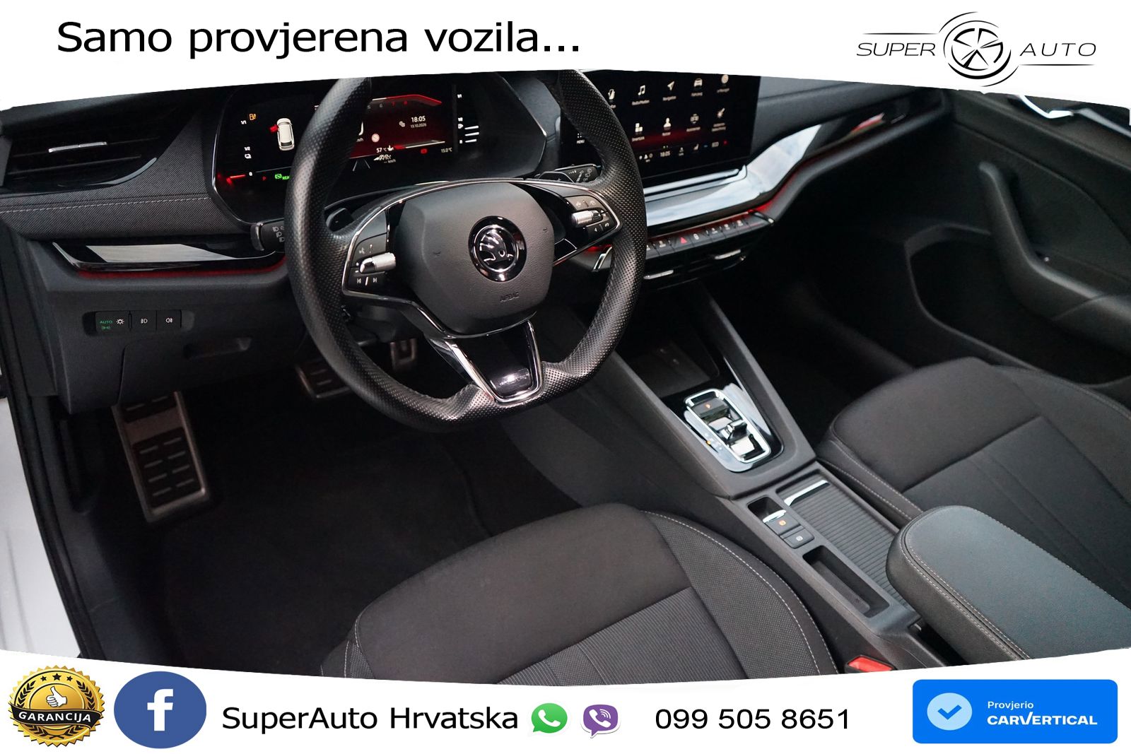 Škoda Octavia Combi iV 1.4 TSI (204 KS) DSG SportLine LED+GR SJED+ACC