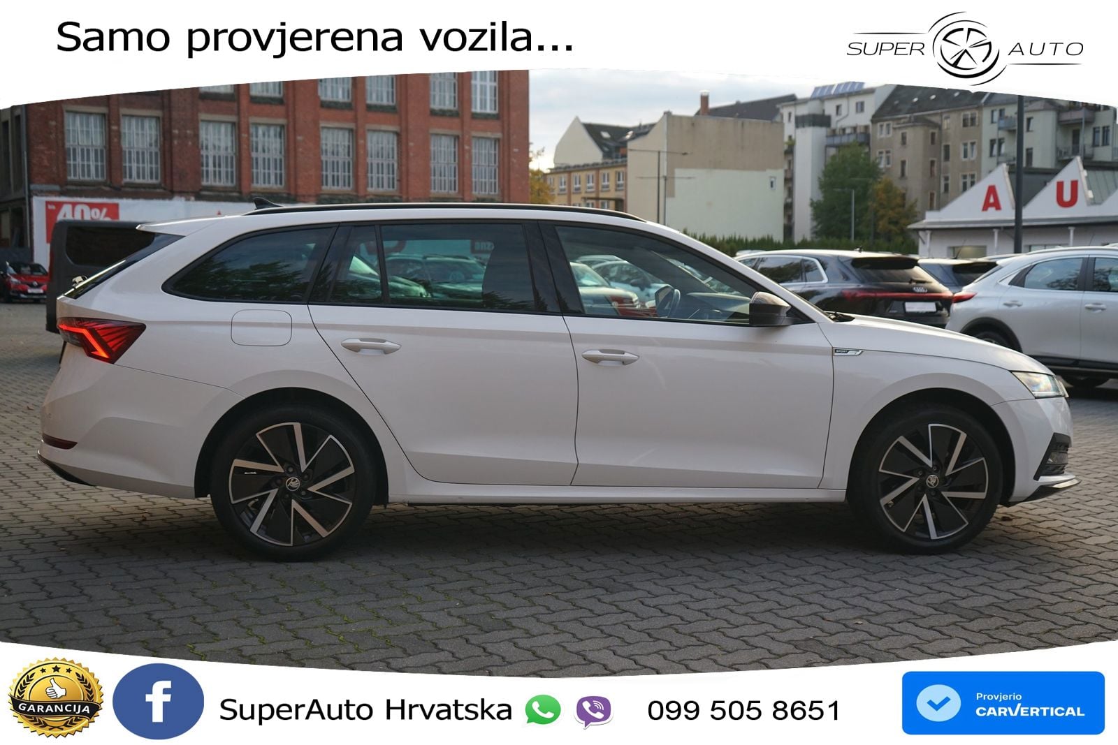 Škoda Octavia Combi iV 1.4 TSI (204 KS) DSG SportLine LED+GR SJED+ACC