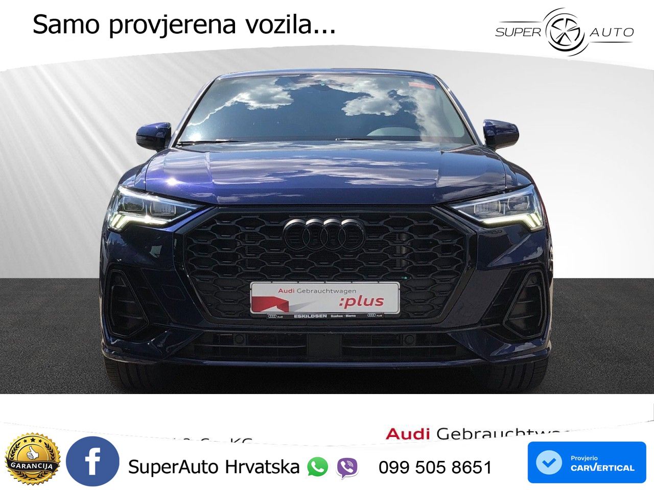 Audi Q3 Sportback 45 TFSIe (245 KS) S tronic S line LED+GR SJED+ACC