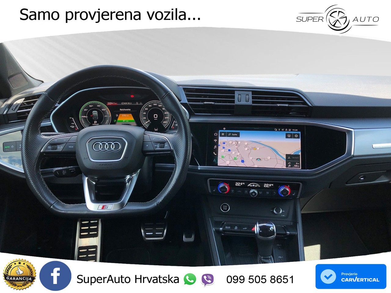 Audi Q3 Sportback 45 TFSIe (245 KS) S tronic S line LED+GR SJED+ACC