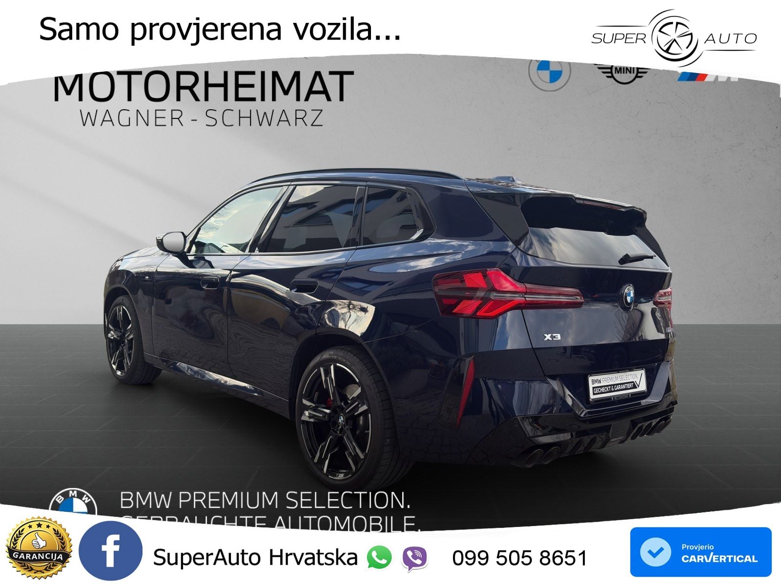 BMW X3 M50 xDrive Steptronic M Sport ACC+HEAD+4xGR SJED+360+PANO