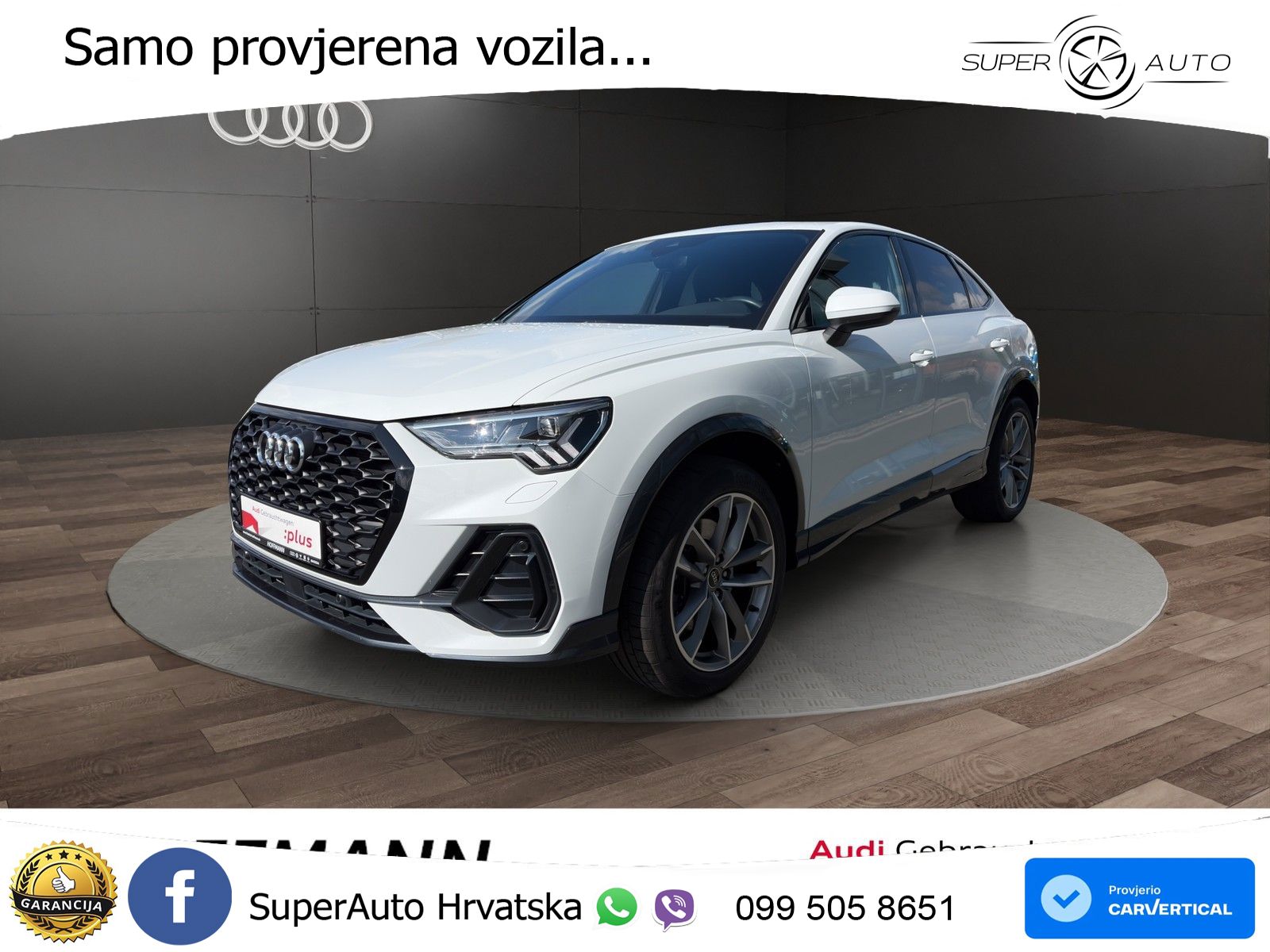 Audi Q3 II Sportback 40 TFSI (190 KS) quattro S tronic S line MATRIX+GR SJED+KAM
