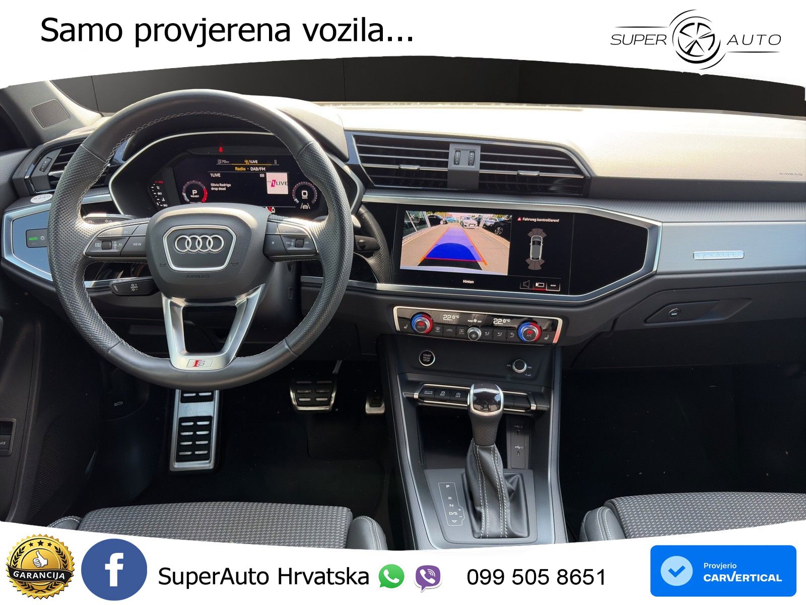 Audi Q3 II Sportback 40 TFSI (190 KS) quattro S tronic S line MATRIX+GR SJED+KAM