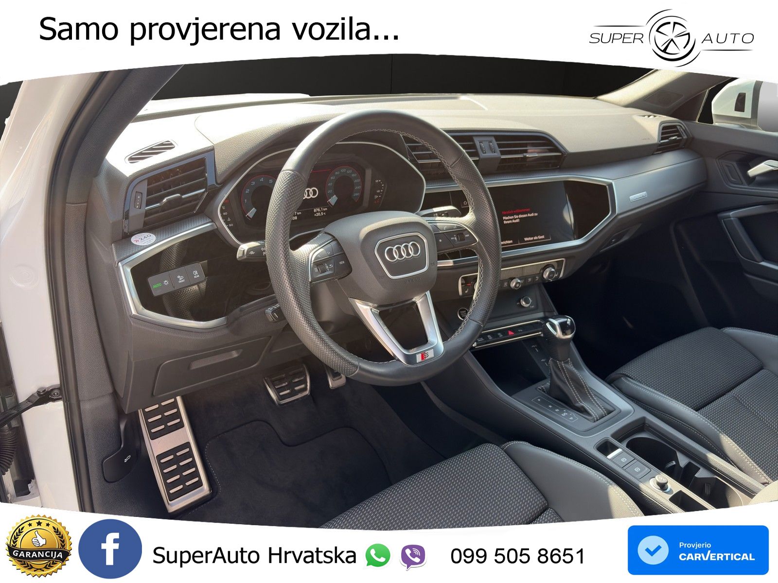 Audi Q3 II Sportback 40 TFSI (190 KS) quattro S tronic S line MATRIX+GR SJED+KAM