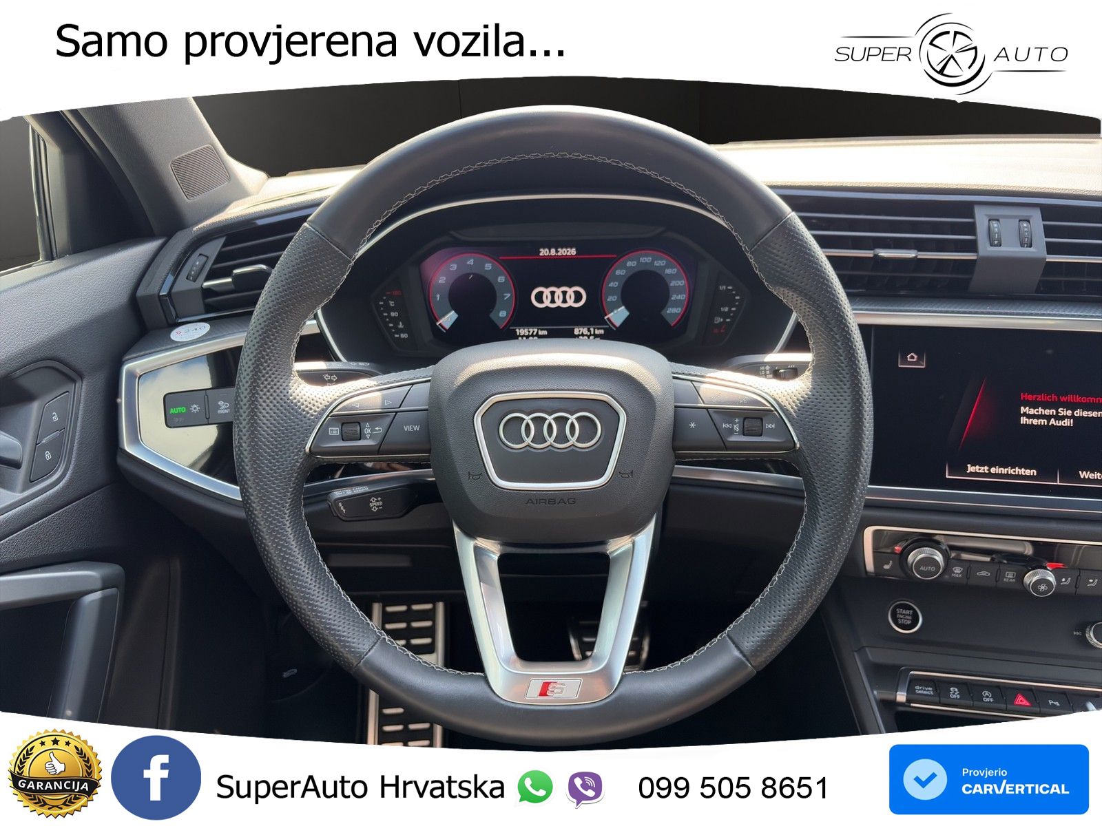 Audi Q3 II Sportback 40 TFSI (190 KS) quattro S tronic S line MATRIX+GR SJED+KAM