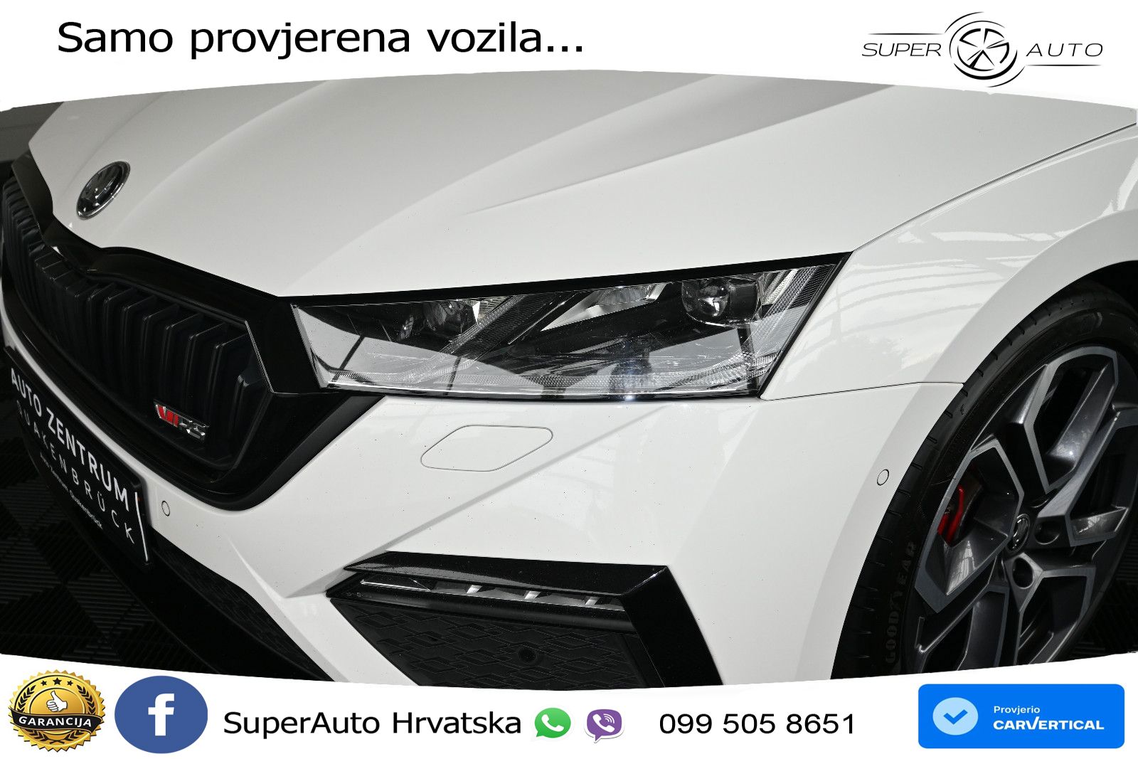 Škoda Octavia Combi RS 2.0 TDI (200 KS) DSG LED+GR SJED+ACC