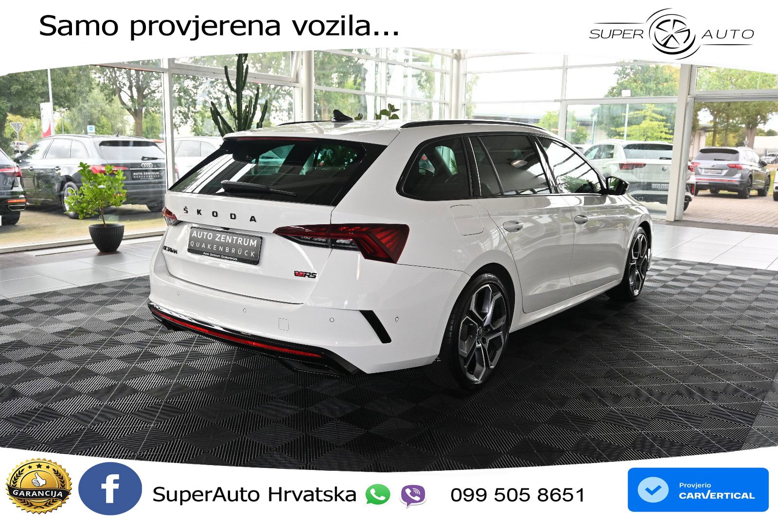 Škoda Octavia Combi RS 2.0 TDI (200 KS) DSG LED+GR SJED+ACC