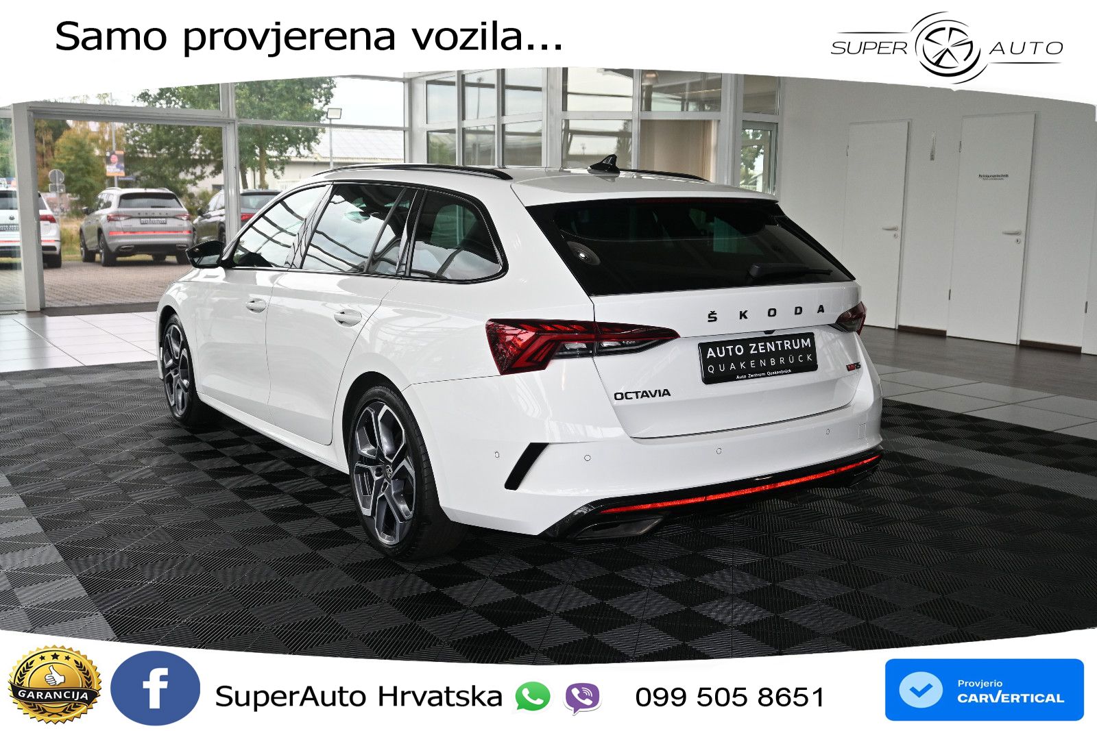 Škoda Octavia Combi RS 2.0 TDI (200 KS) DSG LED+GR SJED+ACC