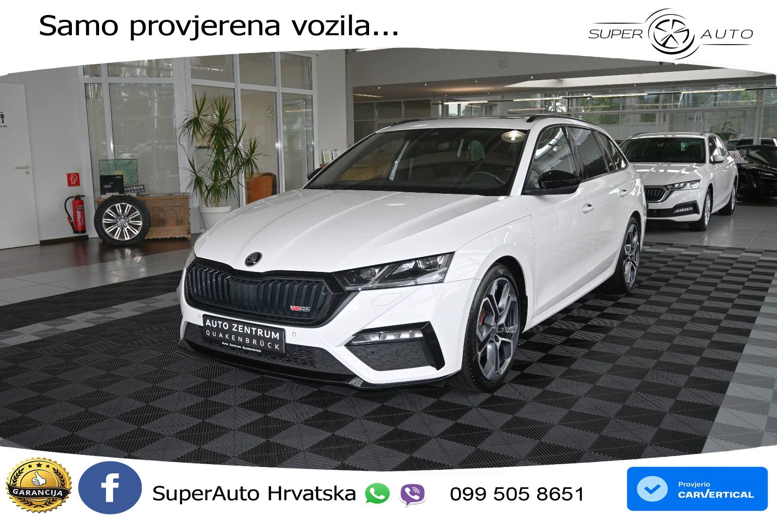 Škoda Octavia Combi RS 2.0 TDI (200 KS) DSG LED+GR SJED+ACC