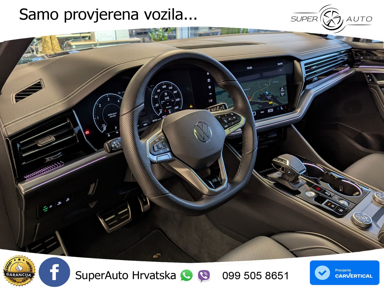 Volkswagen Touareg 3.0 V6 TDI (286 KS) 4MOTION Tiptronic LED+GR SJED+ACC