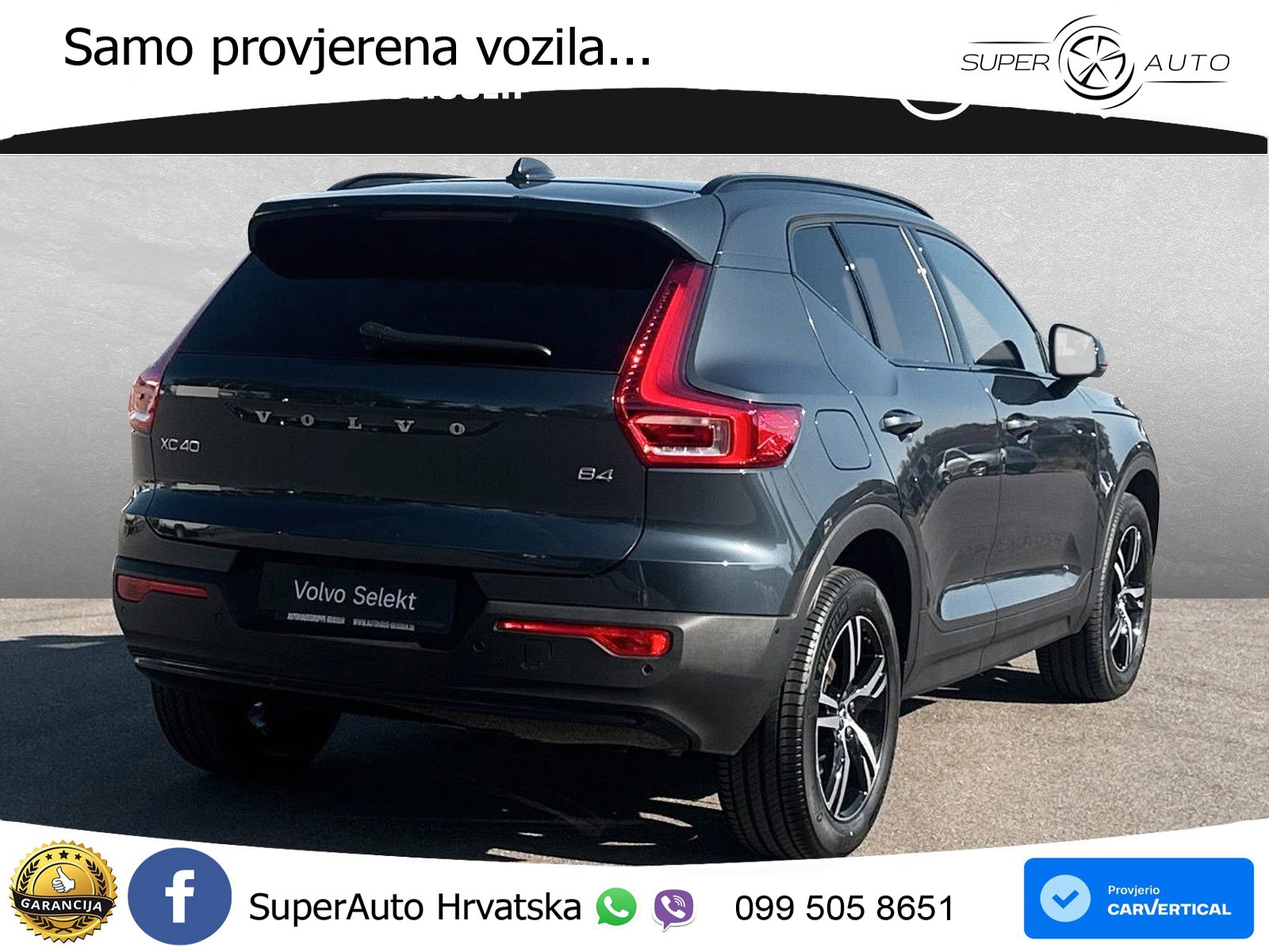 Volvo XC40 2.0 B4 197 KS Automatic LED+GR SJED+ACC