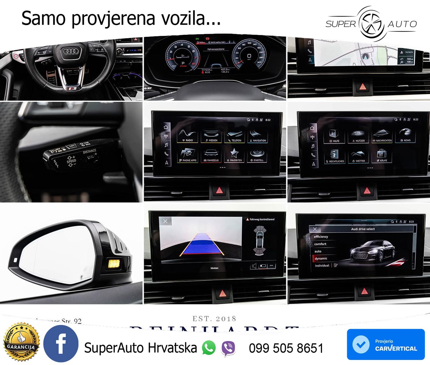Audi A5 Sportback 45 TFSI (265 KS) quattro S tronic 2x S line MATRIX+GR SJED+KAM