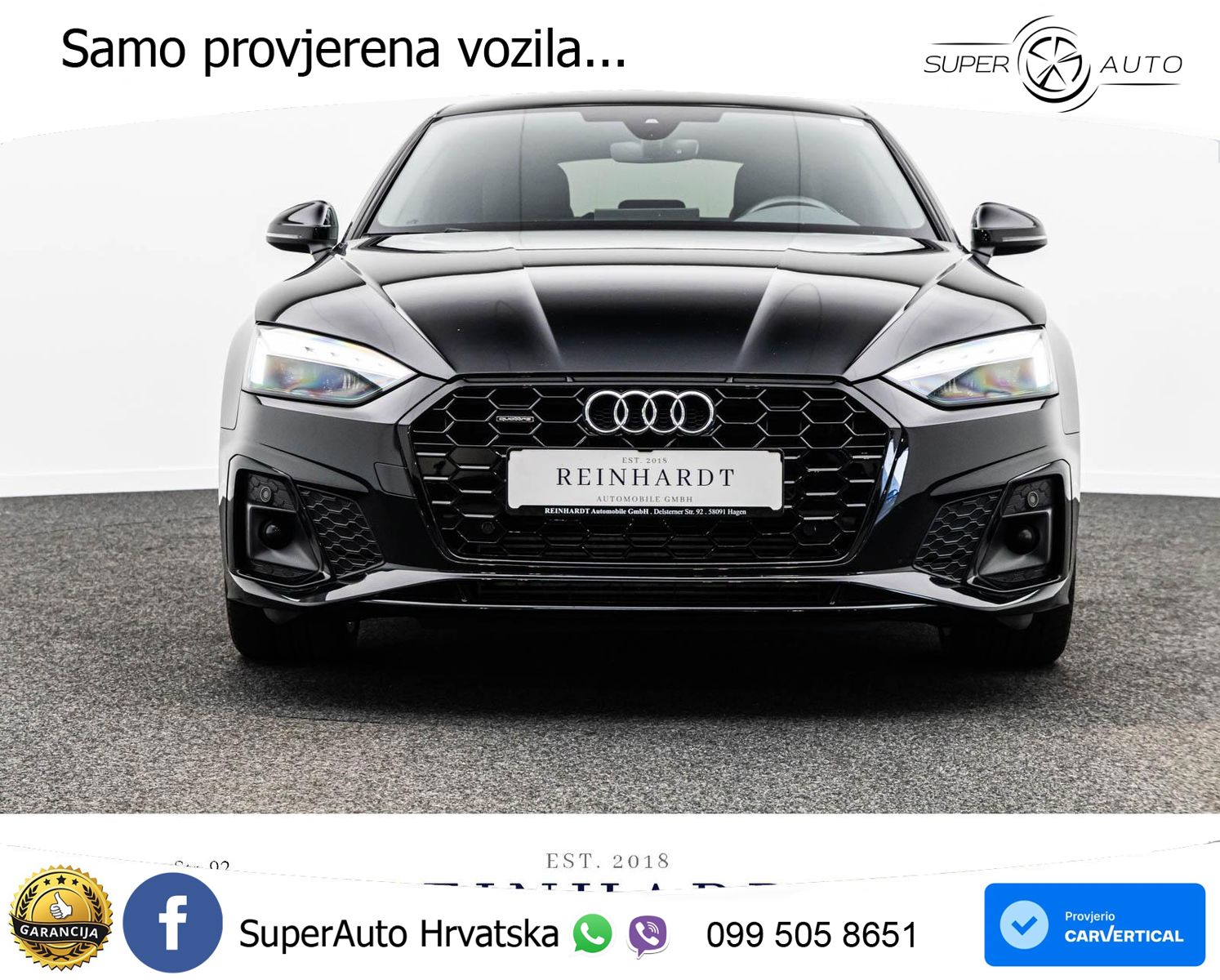 Audi A5 Sportback 45 TFSI (265 KS) quattro S tronic 2x S line MATRIX+GR SJED+KAM