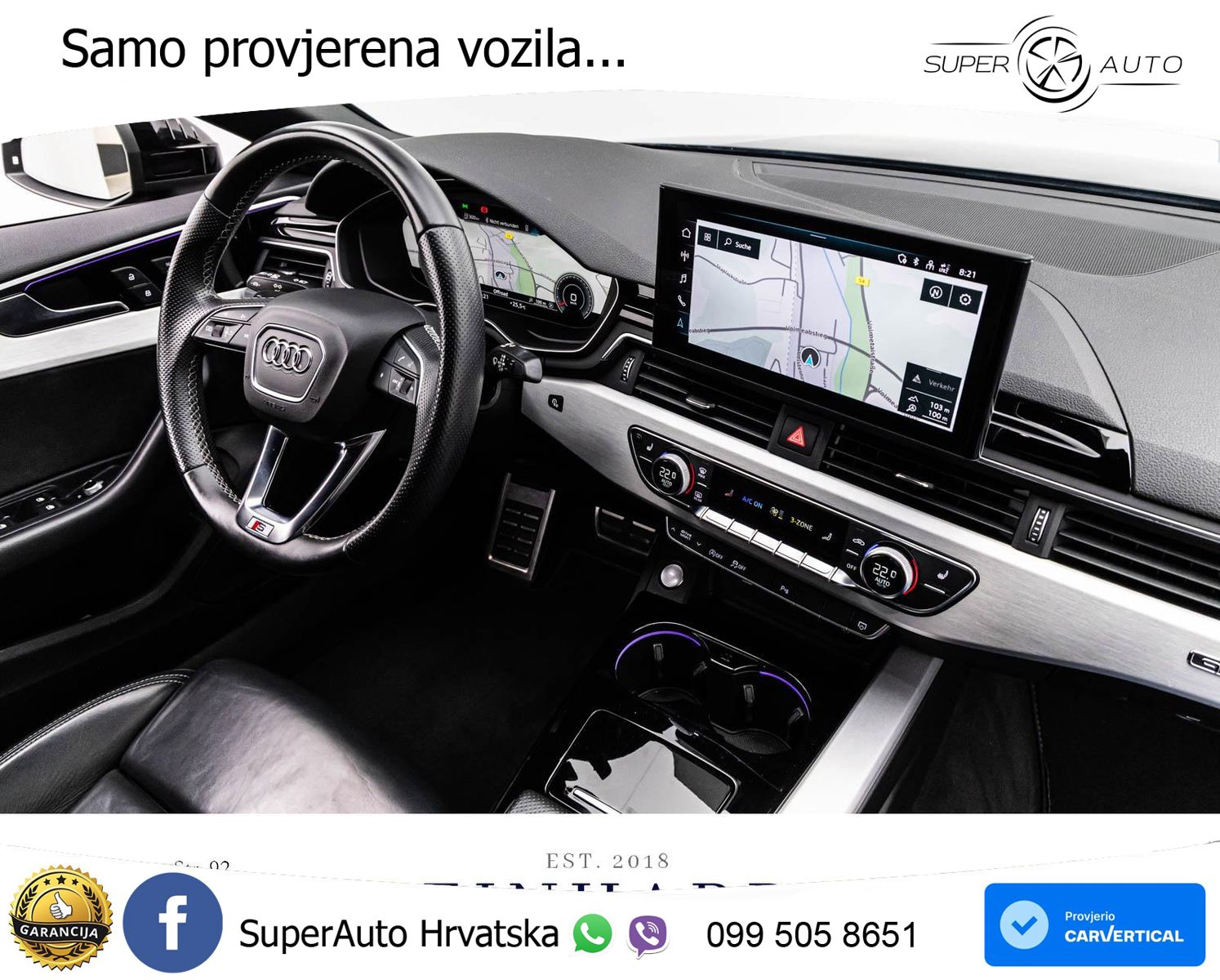 Audi A5 Sportback 45 TFSI (265 KS) quattro S tronic 2x S line MATRIX+GR SJED+KAM