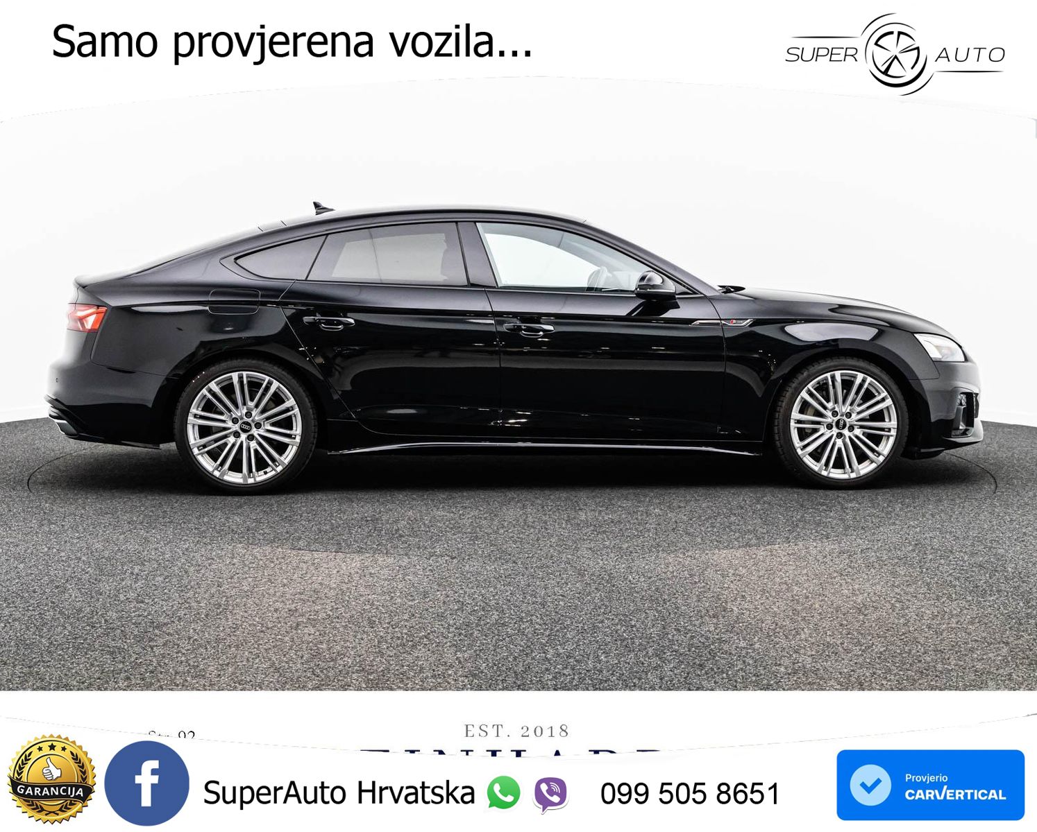 Audi A5 Sportback 45 TFSI (265 KS) quattro S tronic 2x S line MATRIX+GR SJED+KAM