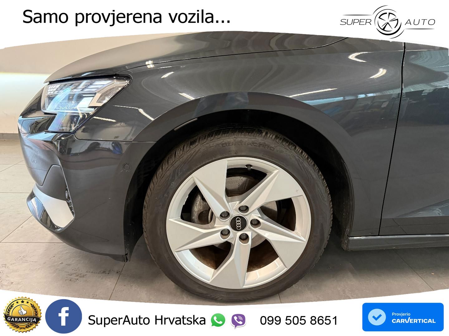 Audi A3 Sportback 30 TFSI (116 KS) Mild Hybrid S tronic LED+GR SJED+ACC