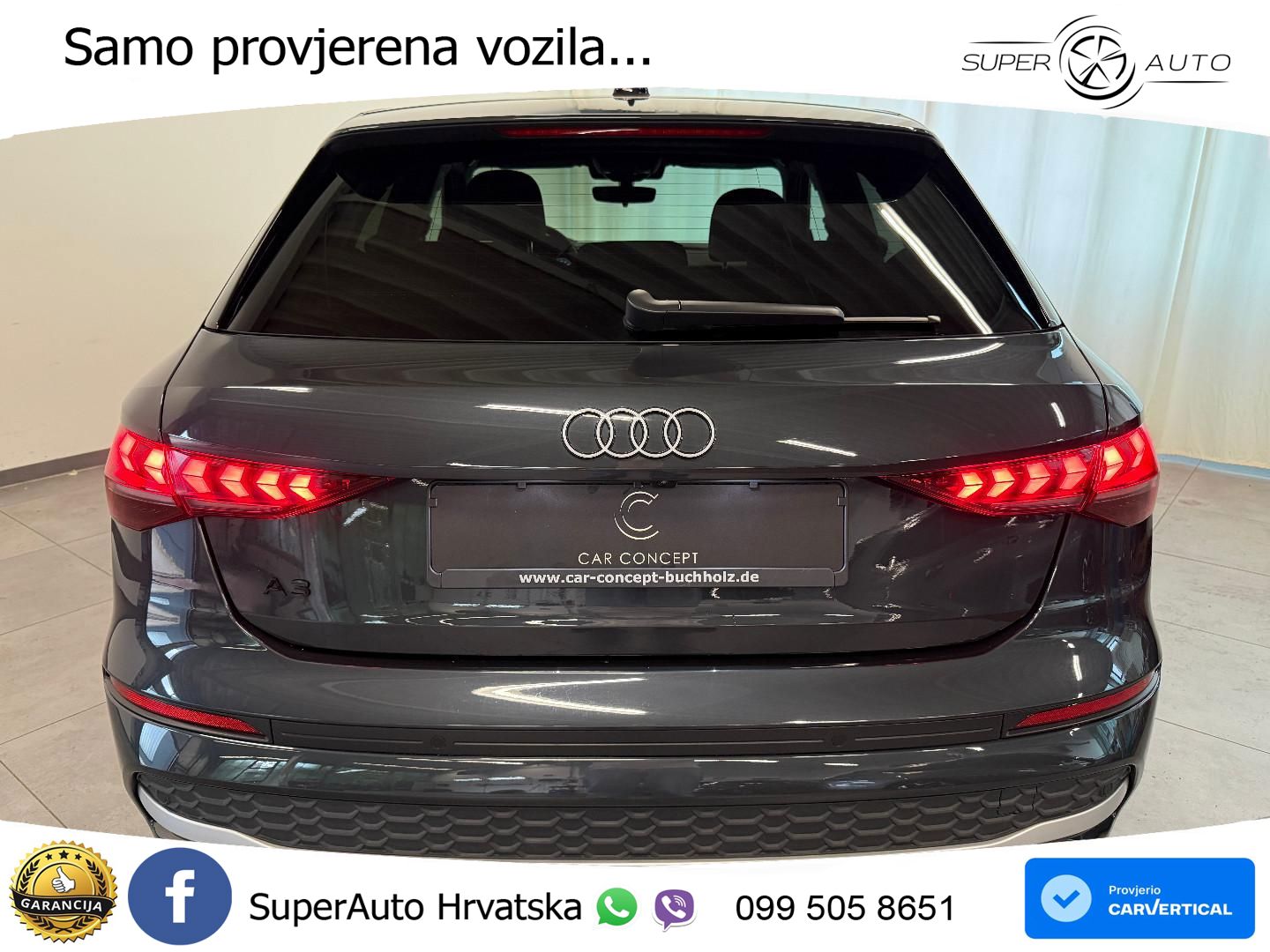 Audi A3 Sportback 30 TFSI (116 KS) Mild Hybrid S tronic LED+GR SJED+ACC