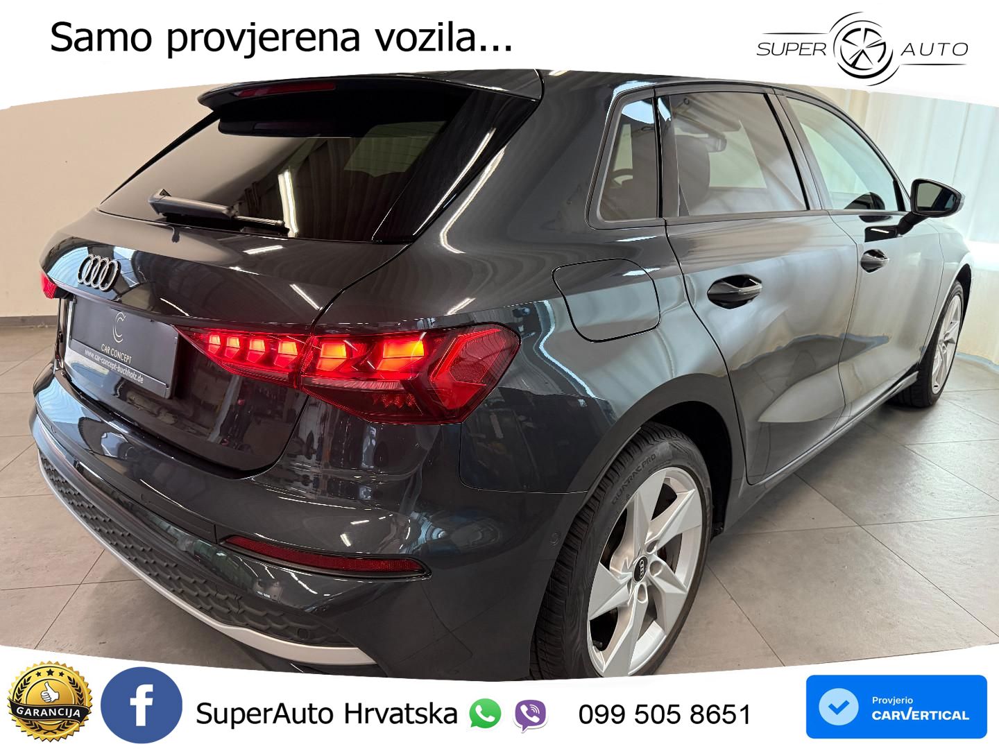 Audi A3 Sportback 30 TFSI (116 KS) Mild Hybrid S tronic LED+GR SJED+ACC