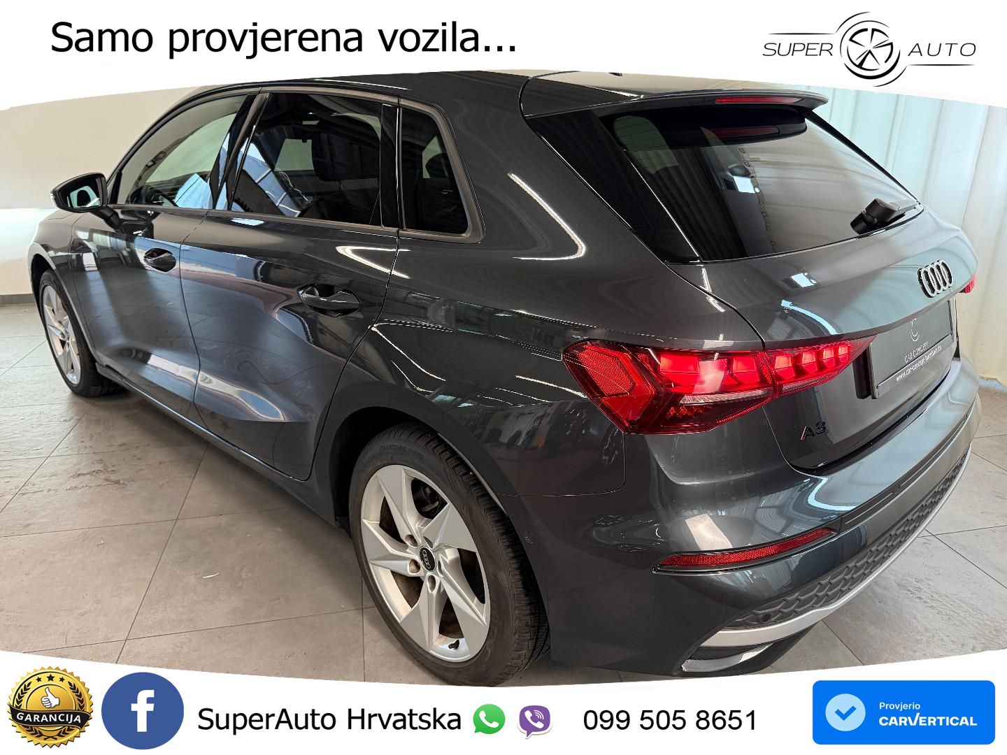 Audi A3 Sportback 30 TFSI (116 KS) Mild Hybrid S tronic LED+GR SJED+ACC