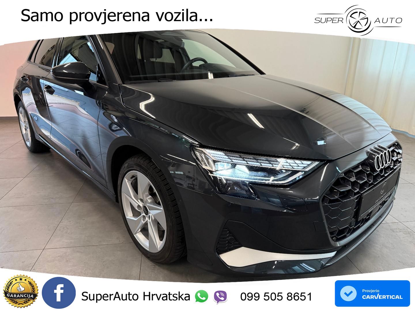 Audi A3 Sportback 30 TFSI (116 KS) Mild Hybrid S tronic LED+GR SJED+ACC