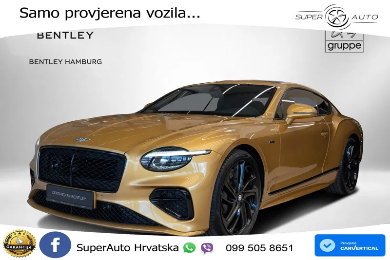 Bentley Continental GT IV 4.0 V8 TFSi (782 KS) AWD DCT LED+GR SJED+ACC
