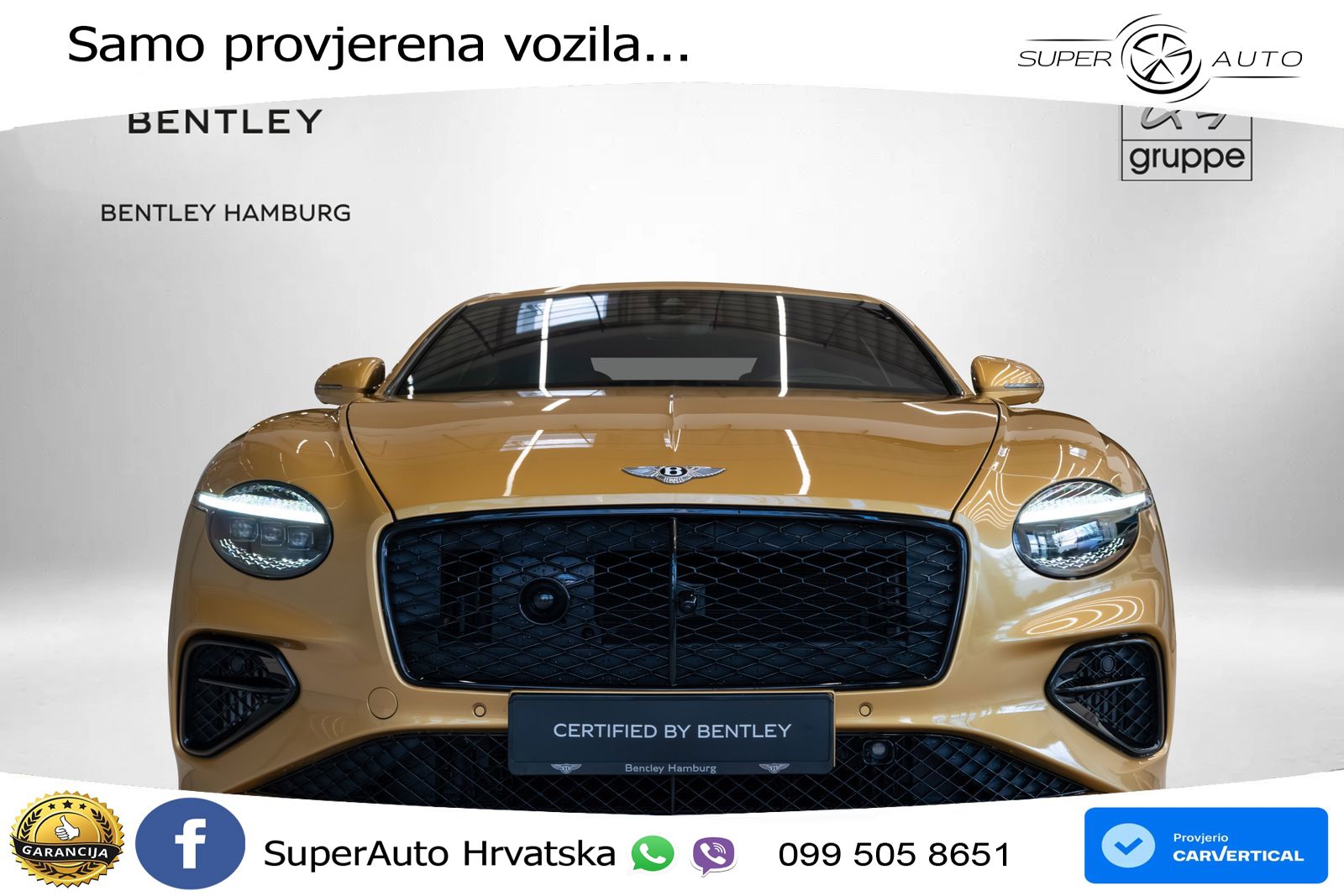 Bentley Continental GT IV 4.0 V8 TFSi (782 KS) AWD DCT LED+GR SJED+ACC