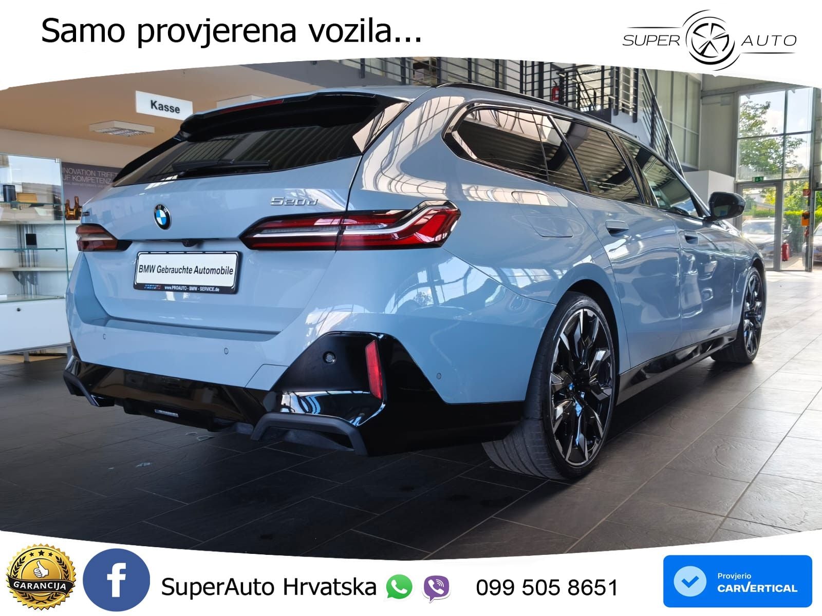 BMW 520d Touring (197 KS) xDrive Steptronic M Sport ACC+HEAD+GR SJED+360+PANO