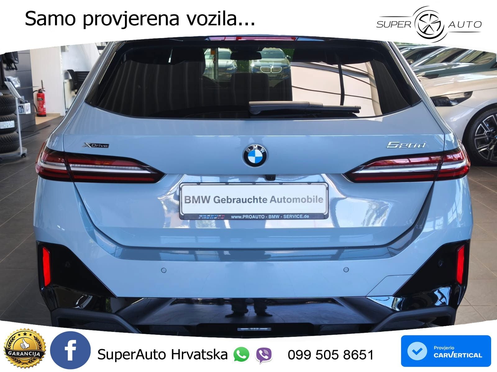 BMW 520d Touring (197 KS) xDrive Steptronic M Sport ACC+HEAD+GR SJED+360+PANO
