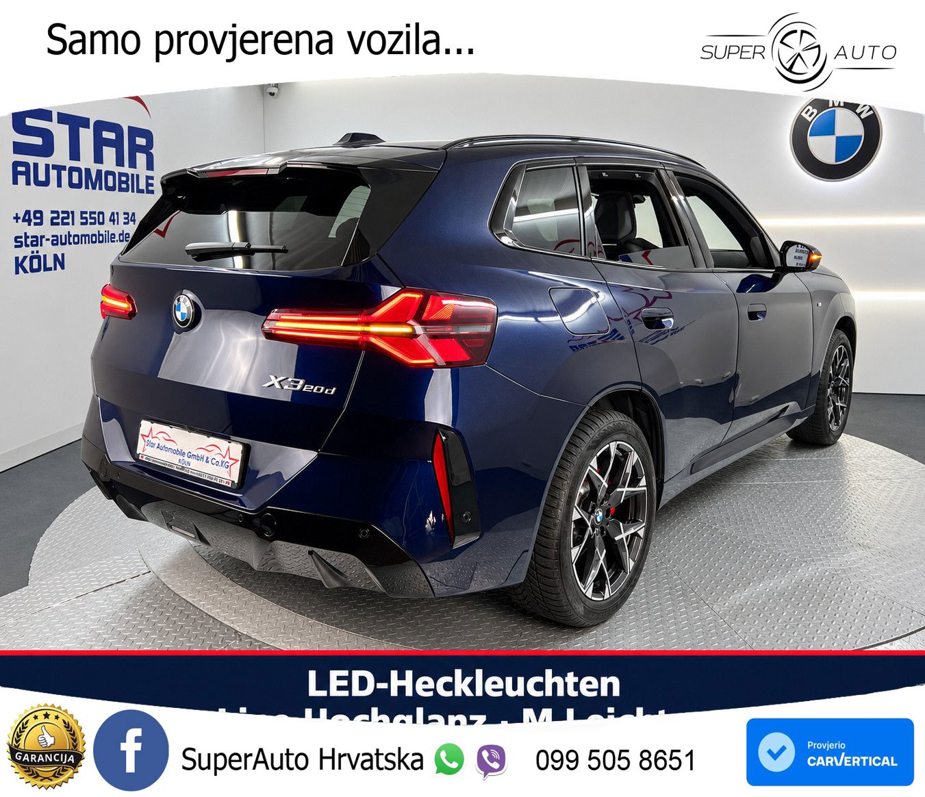 BMW X3 20d xDrive Steptronic M Sport ACC+HEAD+4xGR SJED+360+PANO