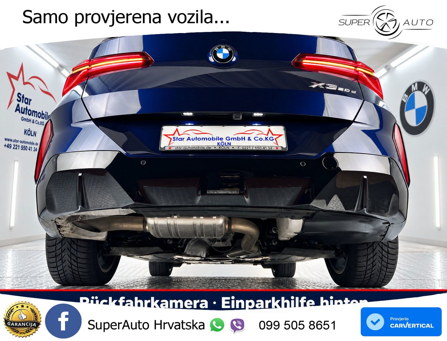 BMW X3 20d xDrive Steptronic M Sport ACC+HEAD+4xGR SJED+360+PANO