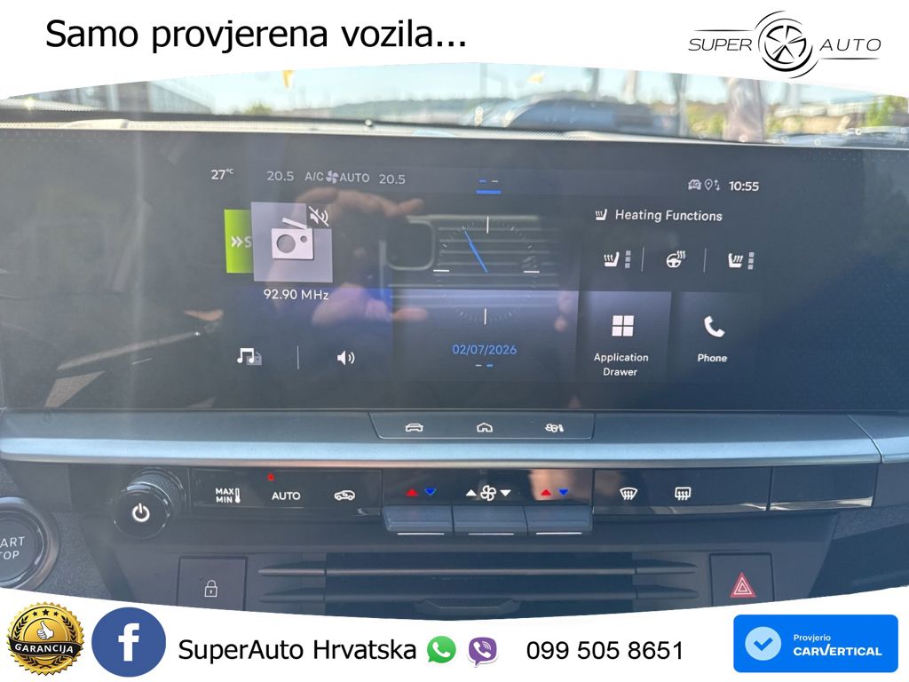Opel Grandland 1.2 Turbo (145 KS) Hybrid eDCT Edition LED+GR SJED+ACC