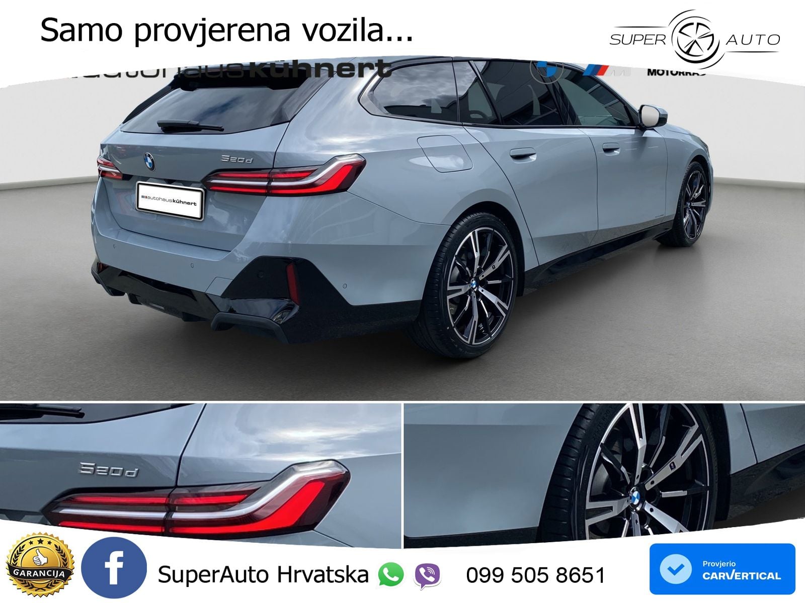 BMW 520d Touring (197 KS) Steptronic M Sport LED+GR SJED+ACC