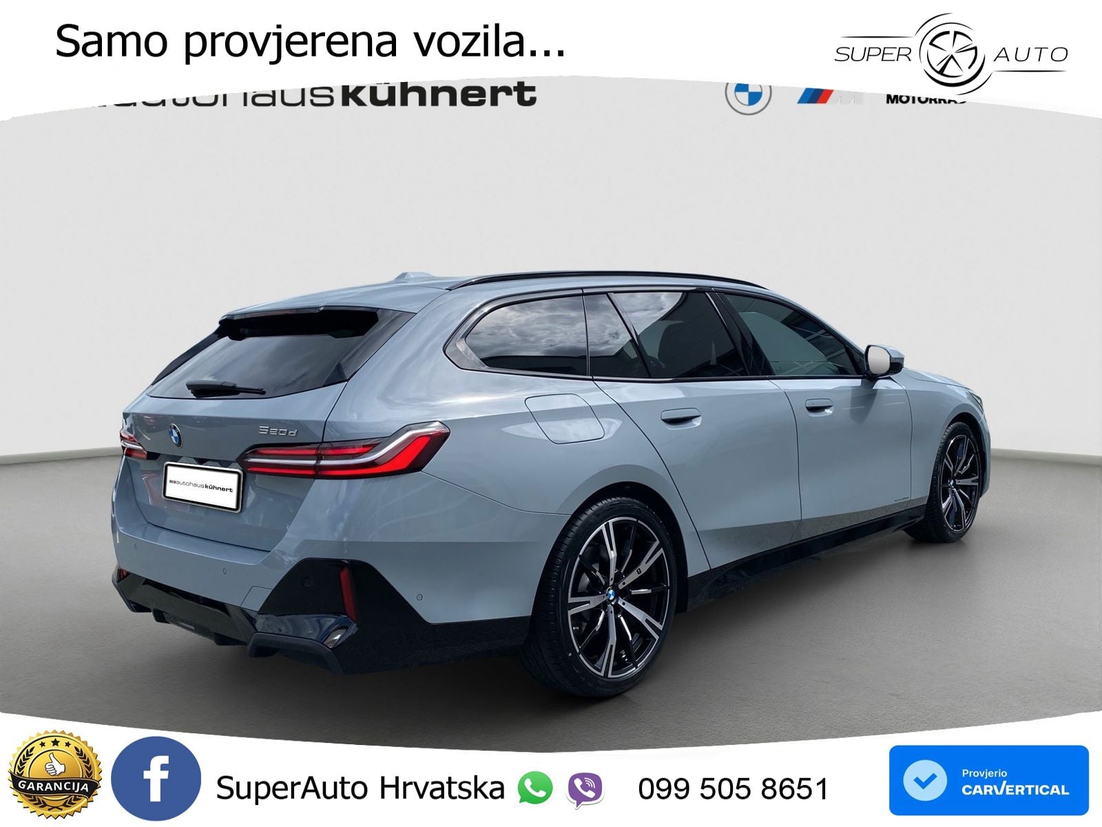 BMW 520d Touring (197 KS) Steptronic M Sport LED+GR SJED+ACC