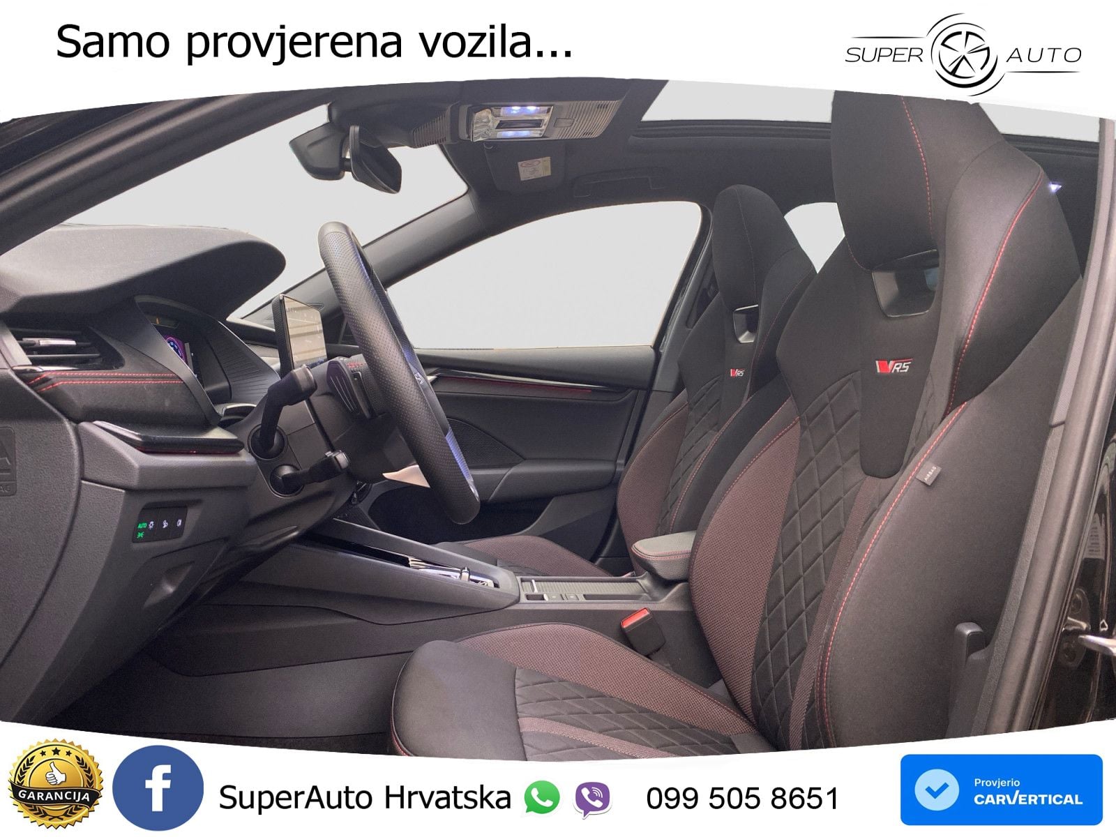 Škoda Octavia Combi RS 2.0 TSI (265 KS) DSG LED+GR SJED+ACC
