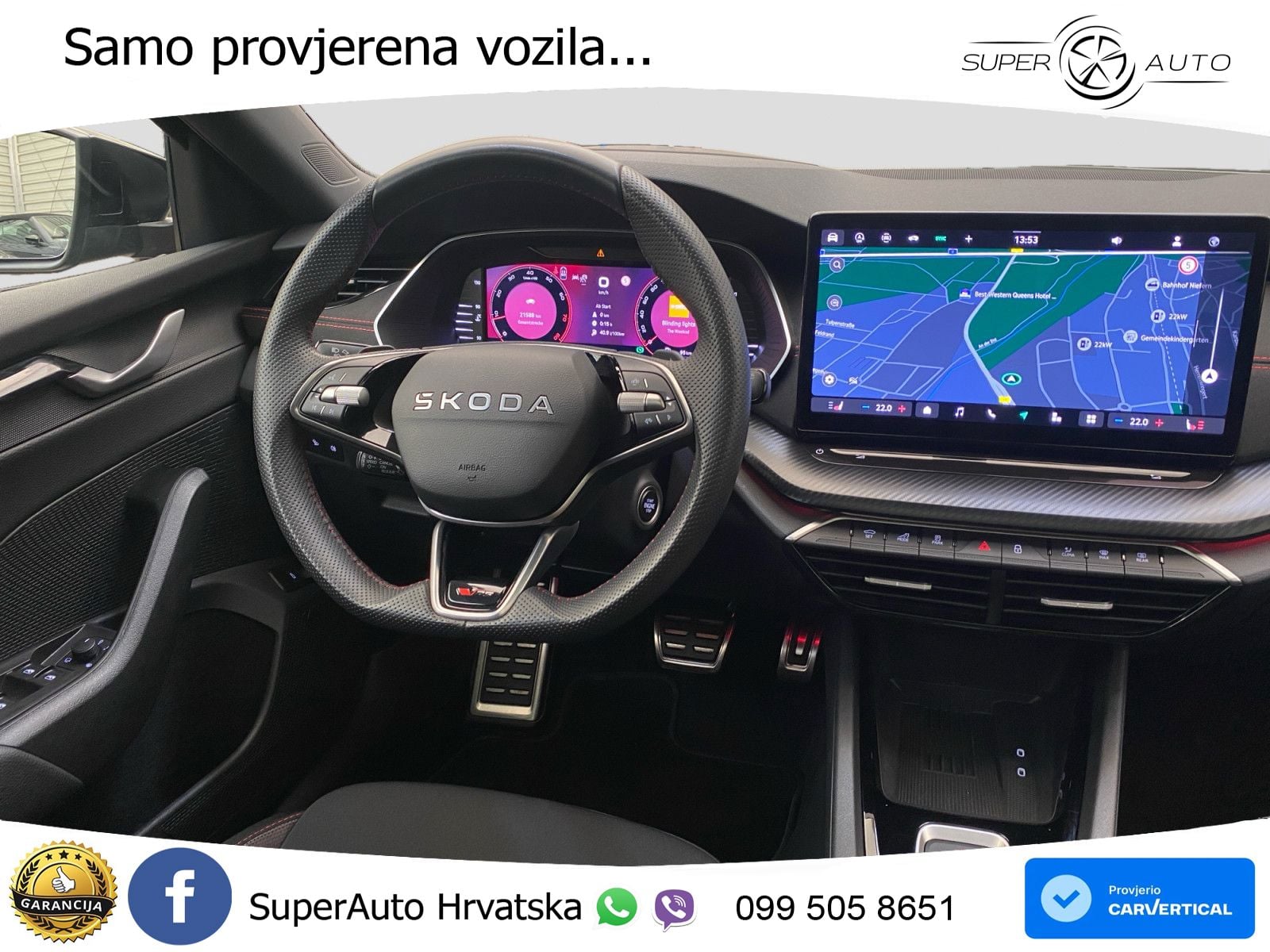 Škoda Octavia Combi RS 2.0 TSI (265 KS) DSG LED+GR SJED+ACC