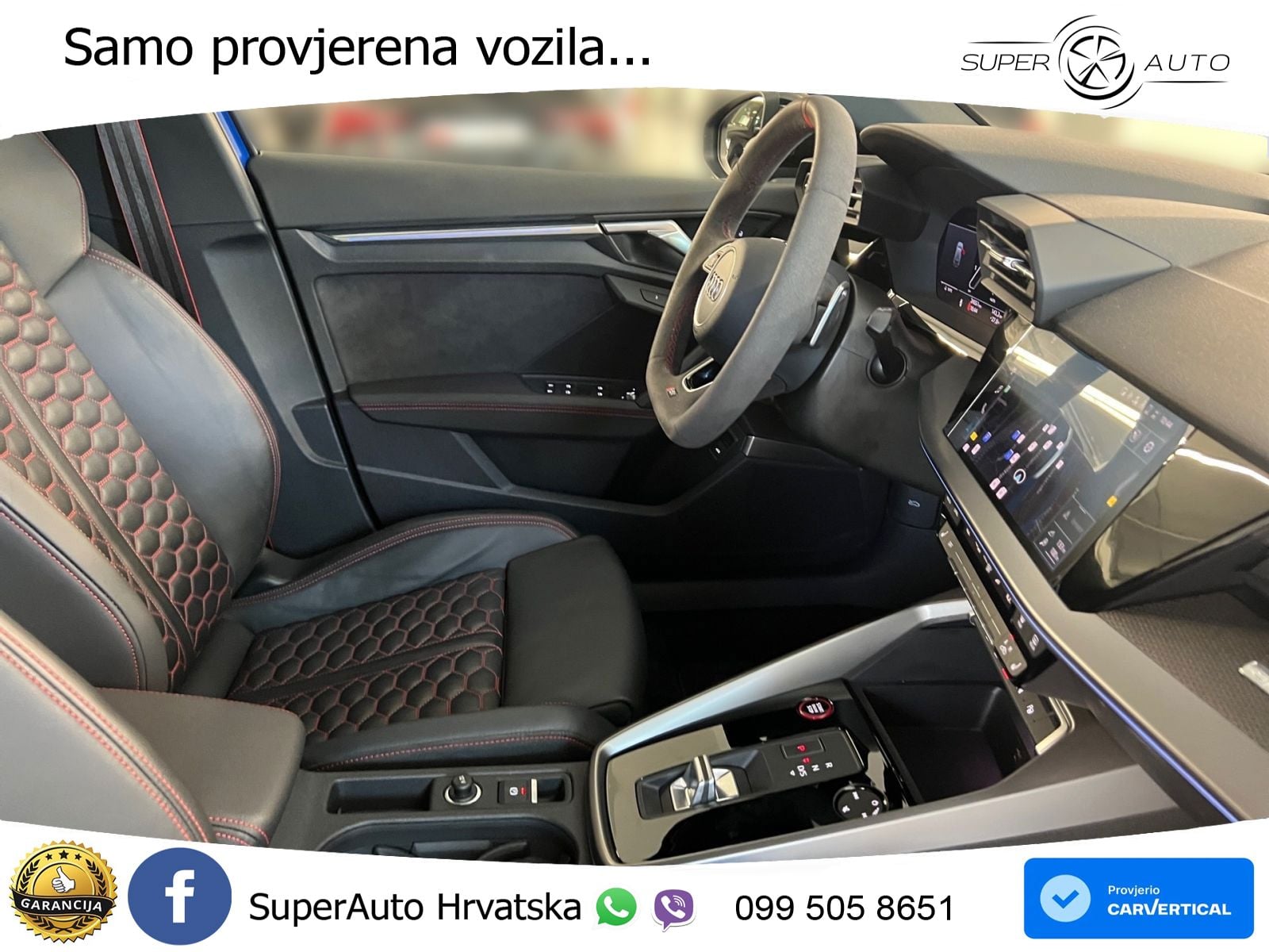 Audi RS3 Sedan 2.5 TFSI (400 KS) quattro S tronic MATRIX+GR SJED+KAM