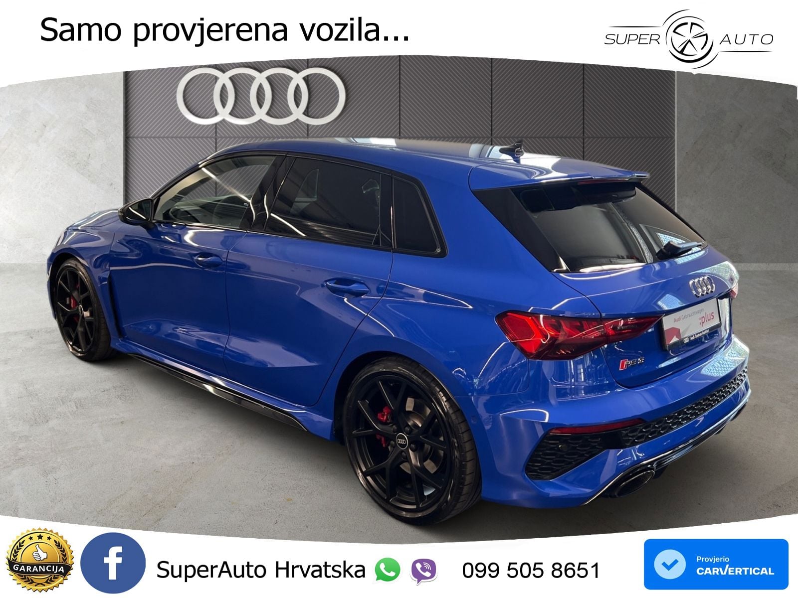 Audi RS3 Sedan 2.5 TFSI (400 KS) quattro S tronic MATRIX+GR SJED+KAM