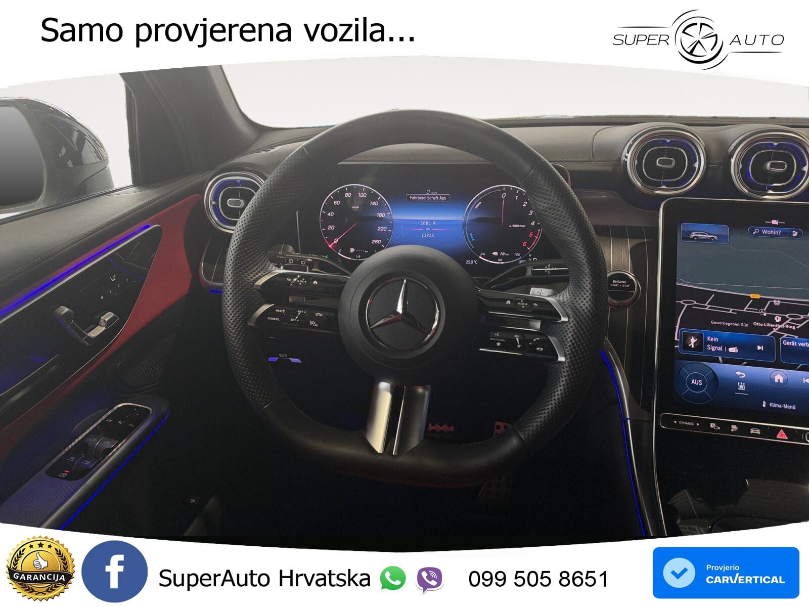 Mercedes GLC 300de (306 KS) 4MATIC 9G-TRONIC AMG ZRAČNI+ACC+GR SJED+KAM