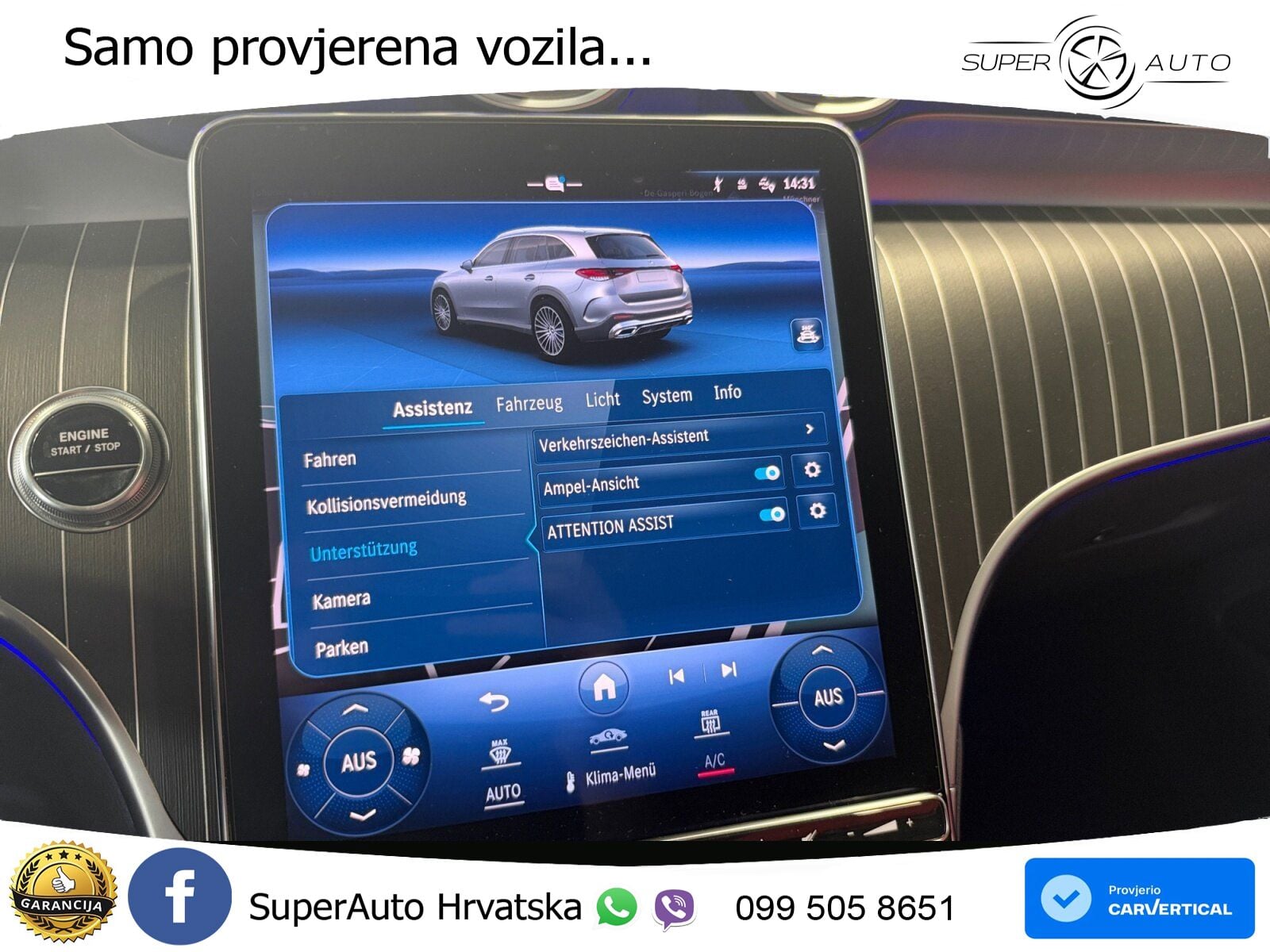 Mercedes GLC 300de (306 KS) 4MATIC 9G-TRONIC AMG ZRAČNI+ACC+GR SJED+KAM