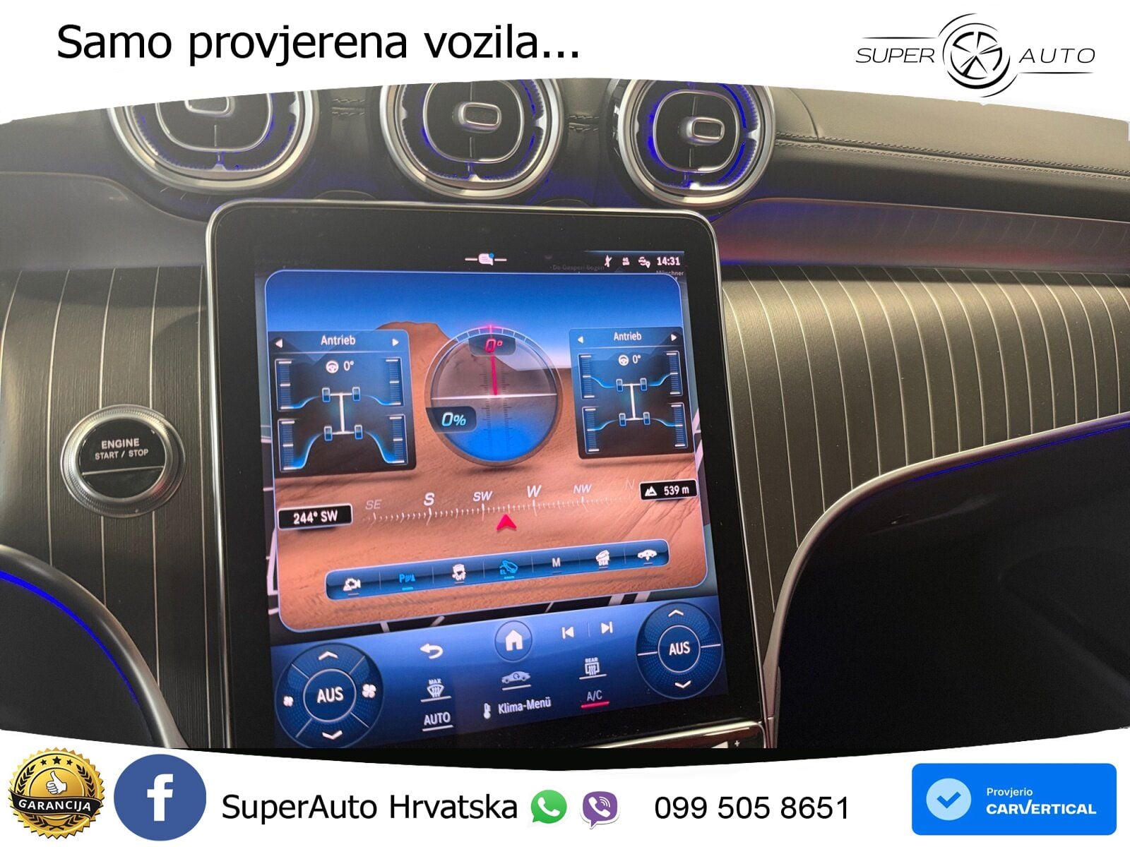 Mercedes GLC 300de (306 KS) 4MATIC 9G-TRONIC AMG ZRAČNI+ACC+GR SJED+KAM