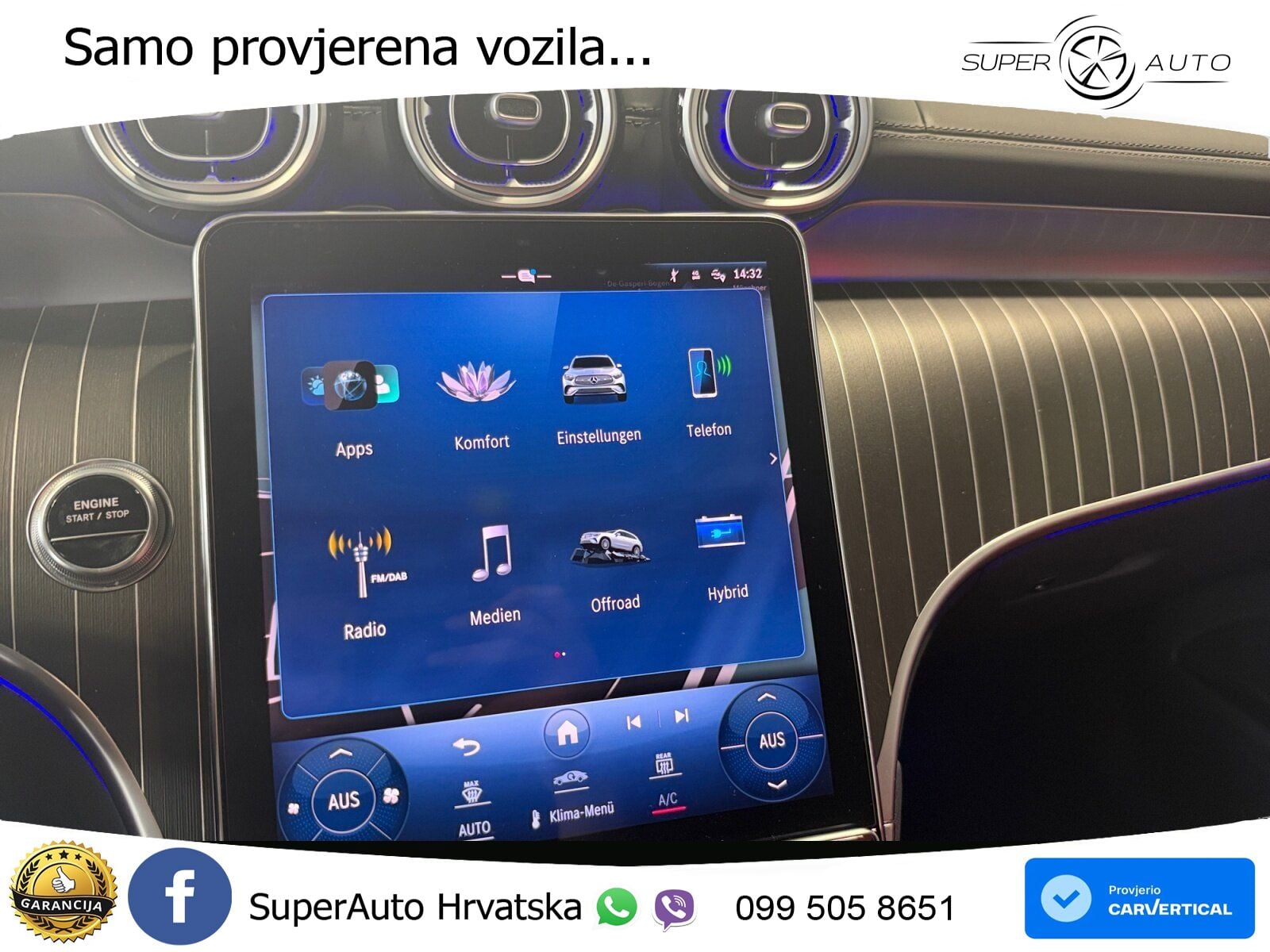 Mercedes GLC 300de (306 KS) 4MATIC 9G-TRONIC AMG ZRAČNI+ACC+GR SJED+KAM