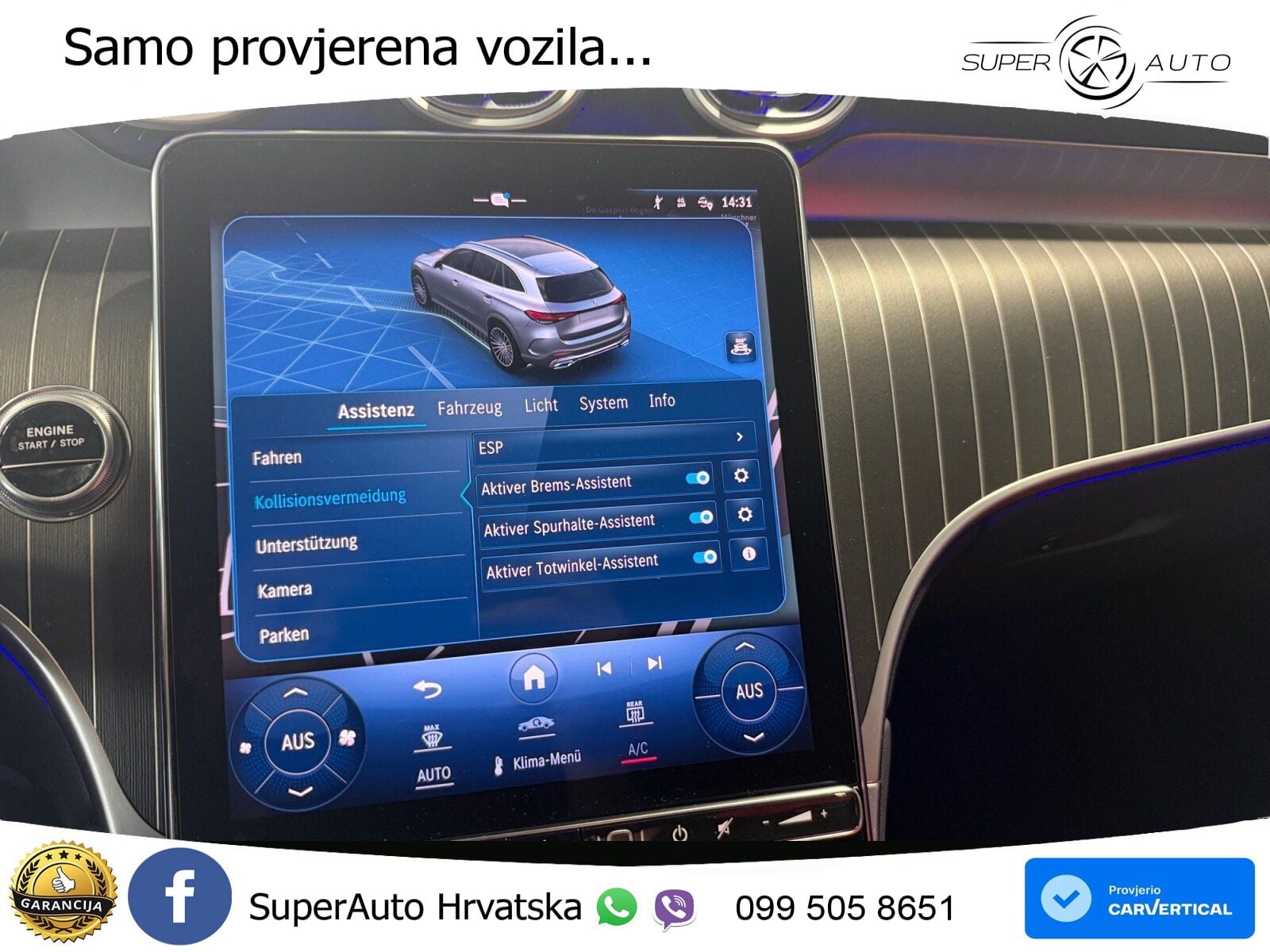 Mercedes GLC 300de (306 KS) 4MATIC 9G-TRONIC AMG ZRAČNI+ACC+GR SJED+KAM