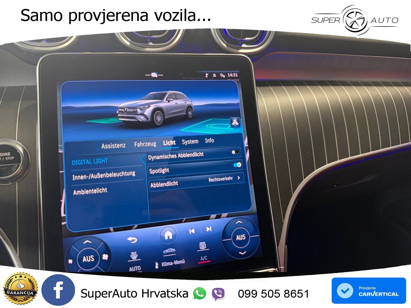 Mercedes GLC 300de (306 KS) 4MATIC 9G-TRONIC AMG ZRAČNI+ACC+GR SJED+KAM