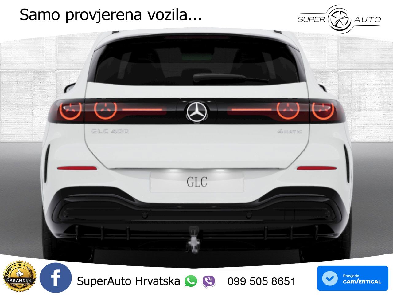 Mercedes GLC 400 94 kWh (489 KS) 4MATIC EQ Technology AMG LED+GR SJED+ACC