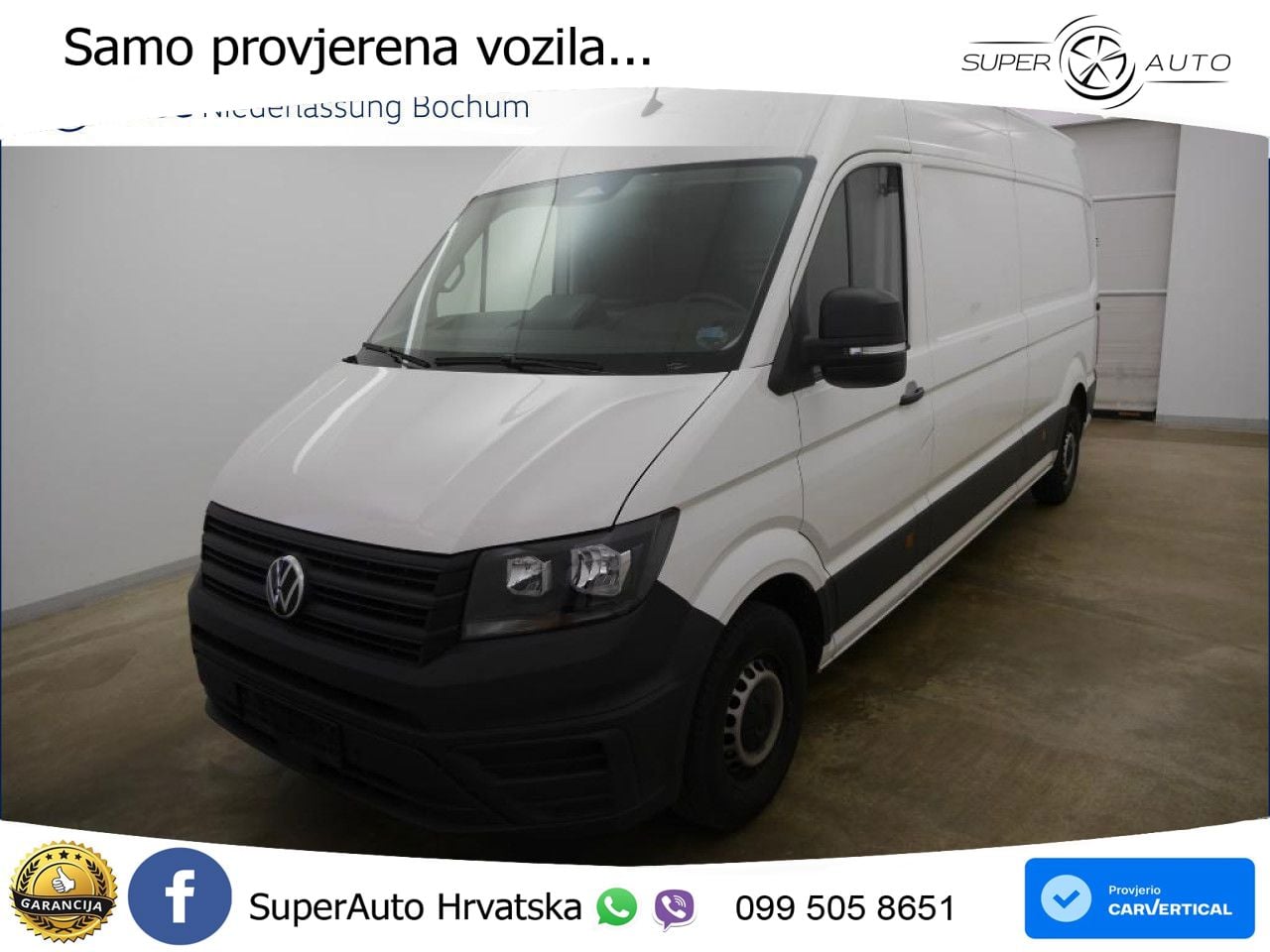 Volkswagen Crafter Kasten lang Navi Klima Kamera 5 Jahre ZV 177 KS