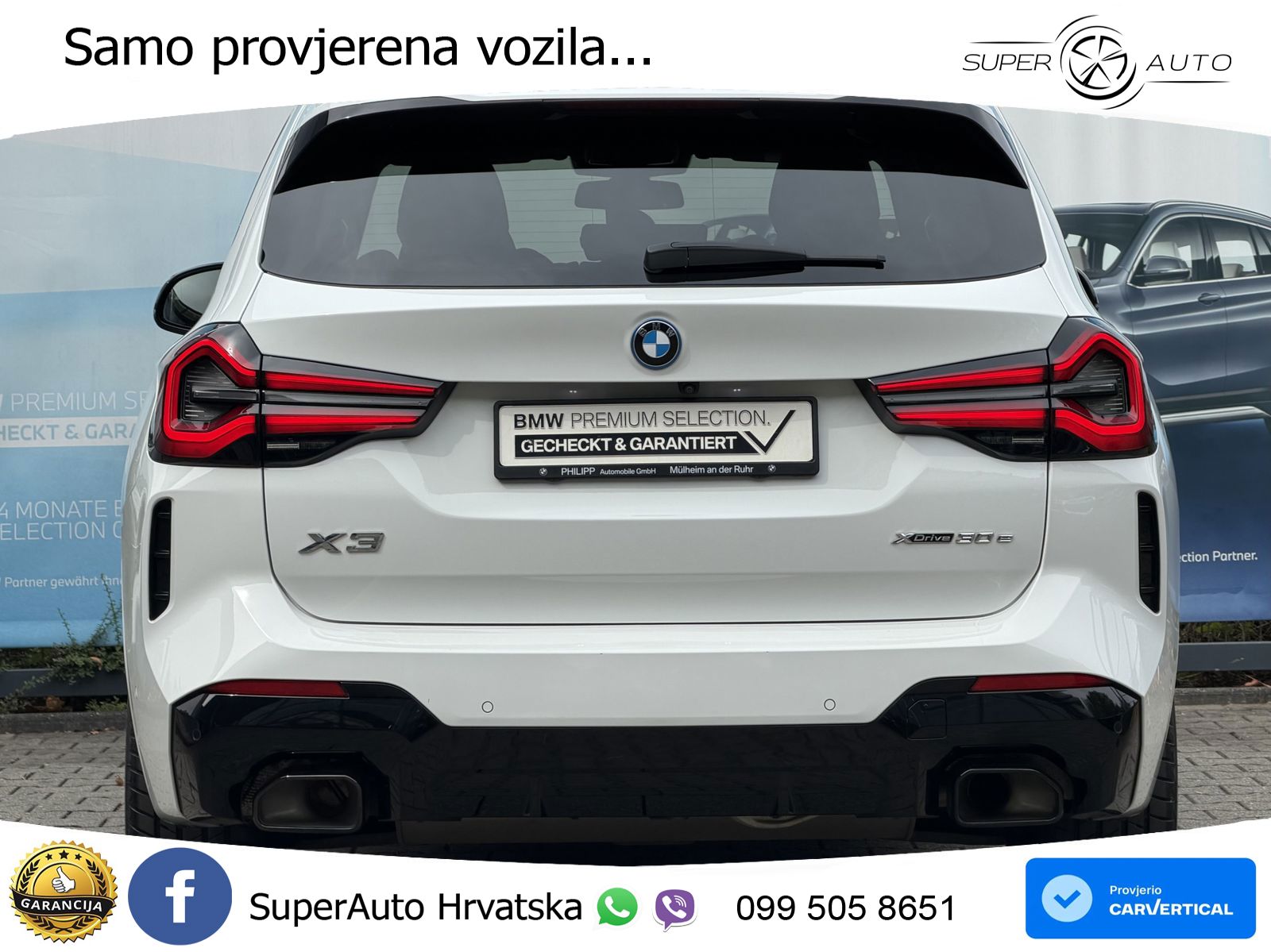 BMW X3 30e xDrive Steptronic M Sport LED+GR SJED+ACC
